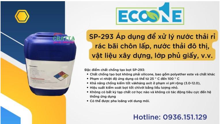 SP-293 Áp dụng để xử lý nước thải rỉ rác bãi chôn lấp, nước thải đô thị, vật liệu xây dựng, lớp phủ giấy, v.v.